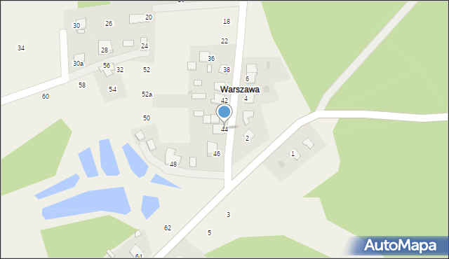 Wierzchy, Wierzchy, 44, mapa Wierzchy