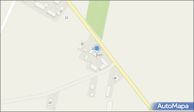 Wierzchy, Wierzchy, 27, mapa Wierzchy