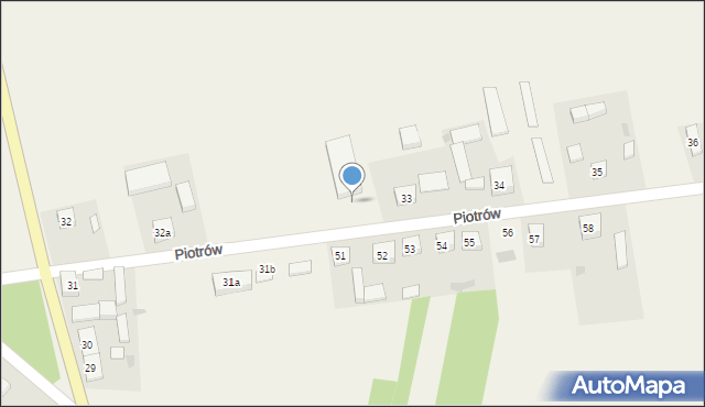 Wierzchy, Wierzchy, 33a, mapa Wierzchy