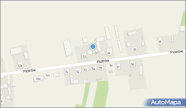 Wierzchy, Wierzchy, 33b, mapa Wierzchy