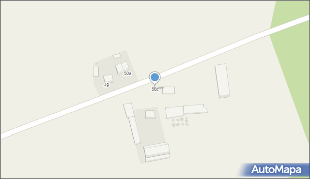 Wierzchy, Wierzchy, 50c, mapa Wierzchy