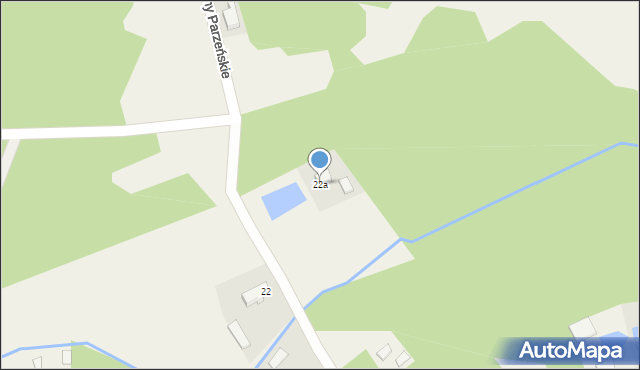 Wierzchy Kluckie, Wierzchy Kluckie, 22a, mapa Wierzchy Kluckie