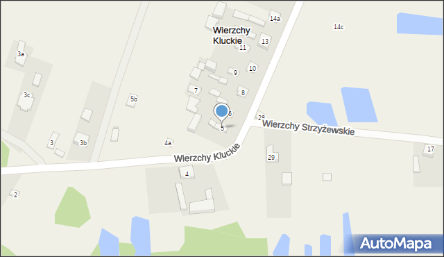 Wierzchy Kluckie, Wierzchy Kluckie, 5, mapa Wierzchy Kluckie