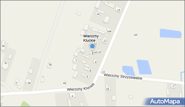 Wierzchy Kluckie, Wierzchy Kluckie, 9, mapa Wierzchy Kluckie