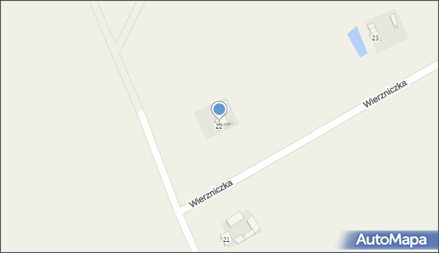 Wierznica, Wierznica, 22, mapa Wierznica