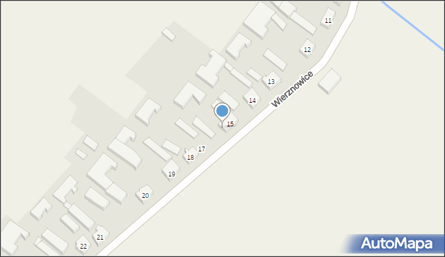Wierznowice, Wierznowice, 16, mapa Wierznowice