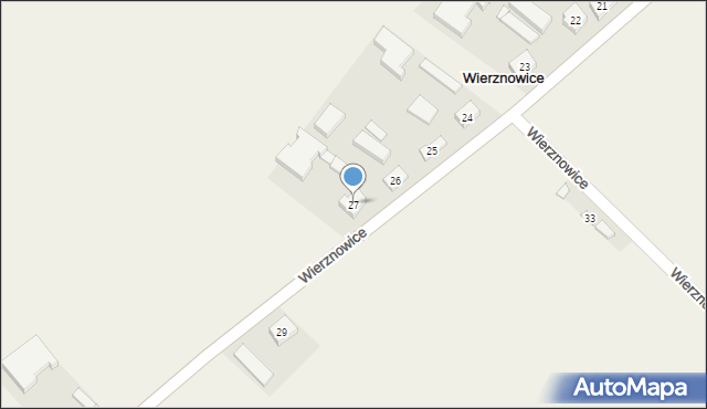 Wierznowice, Wierznowice, 27, mapa Wierznowice