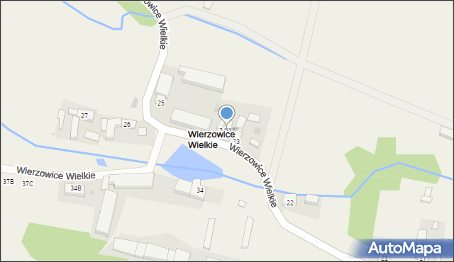 Wierzowice Wielkie, Wierzowice Wielkie, 24/1, mapa Wierzowice Wielkie