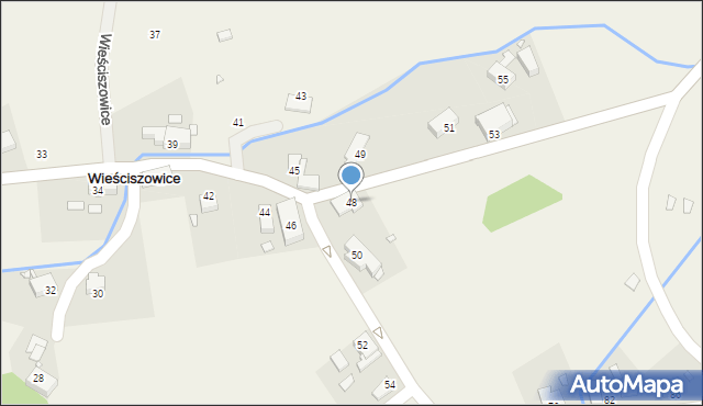 Wieściszowice, Wieściszowice, 48, mapa Wieściszowice
