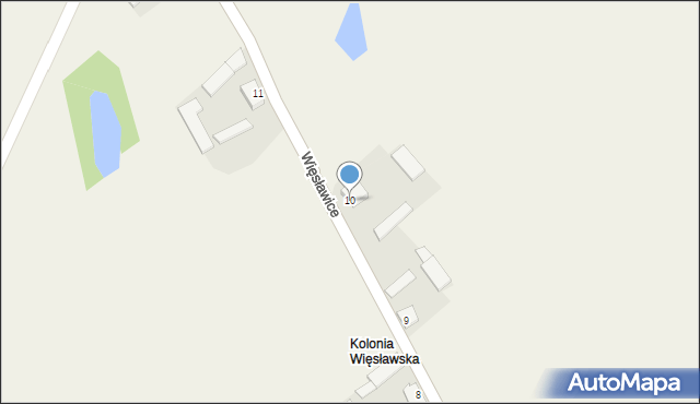 Więsławice, Więsławice, 10, mapa Więsławice