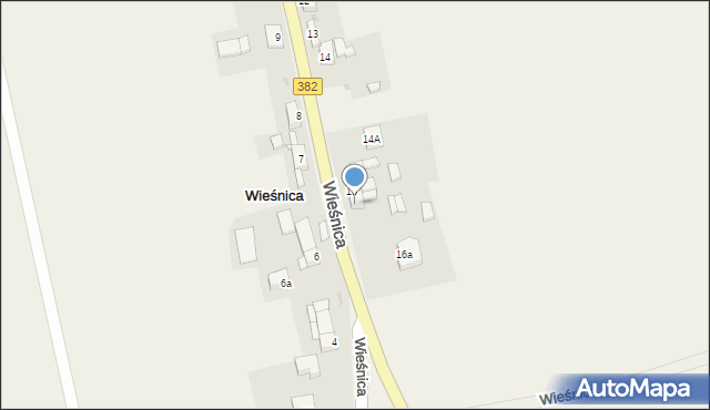 Wieśnica, Wieśnica, 16, mapa Wieśnica