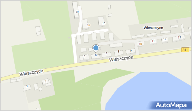 Wieszczyce, Wieszczyce, 6, mapa Wieszczyce