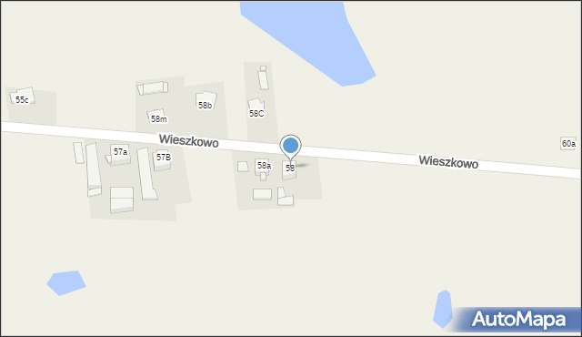 Wieszkowo, Wieszkowo, 58, mapa Wieszkowo