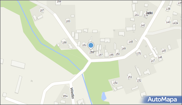 Wietlin, Wietlin, 159, mapa Wietlin