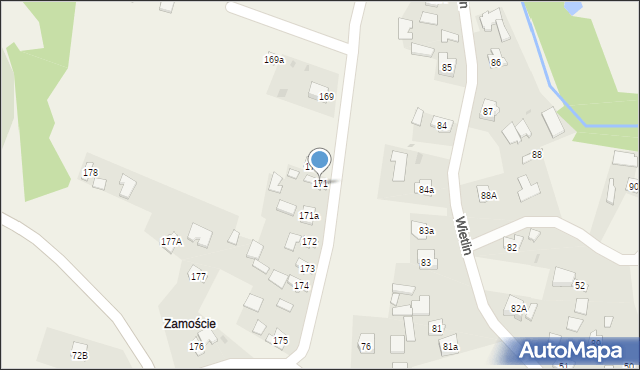 Wietlin, Wietlin, 171, mapa Wietlin