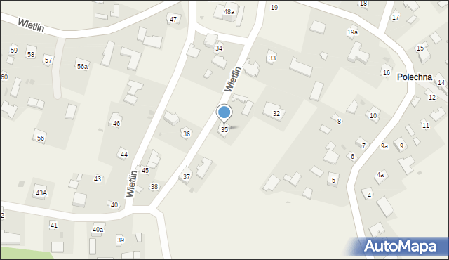 Wietlin, Wietlin, 35, mapa Wietlin
