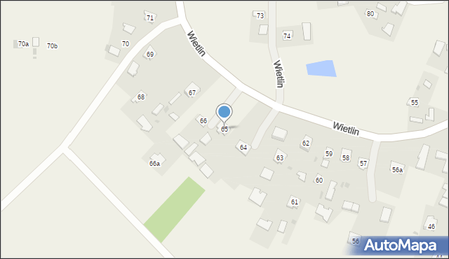 Wietlin, Wietlin, 65, mapa Wietlin