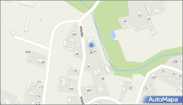 Wietlin, Wietlin, 86, mapa Wietlin