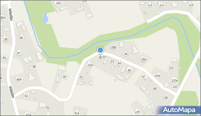 Wietlin, Wietlin, 92, mapa Wietlin