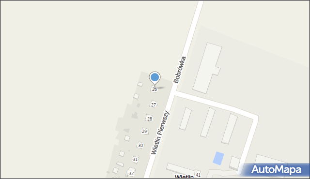 Wietlin Pierwszy, Wietlin Pierwszy, 26, mapa Wietlin Pierwszy