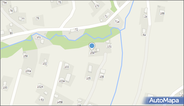 Wietrzno, Wietrzno, 104, mapa Wietrzno