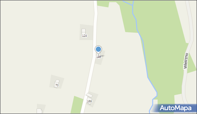 Wietrzno, Wietrzno, 146, mapa Wietrzno