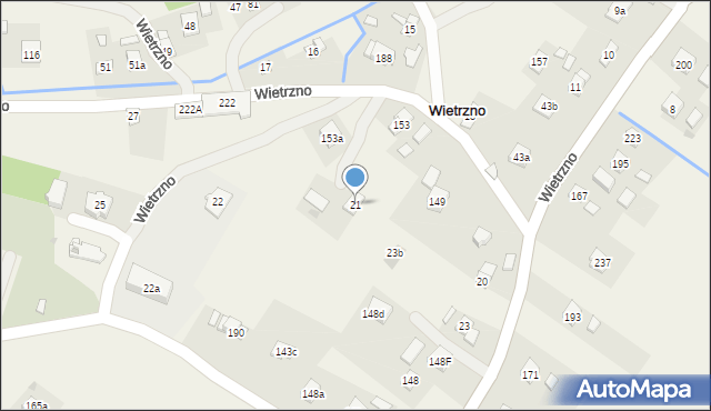 Wietrzno, Wietrzno, 21, mapa Wietrzno