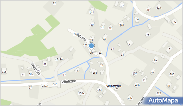Wietrzno, Wietrzno, 46, mapa Wietrzno