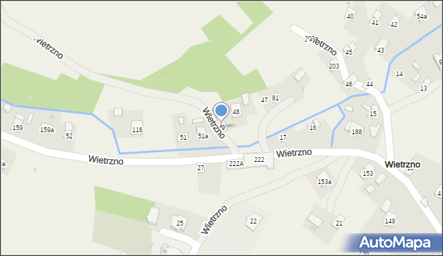 Wietrzno, Wietrzno, 49, mapa Wietrzno