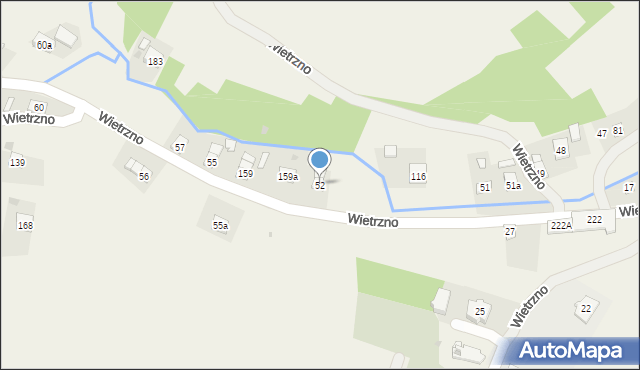 Wietrzno, Wietrzno, 52, mapa Wietrzno