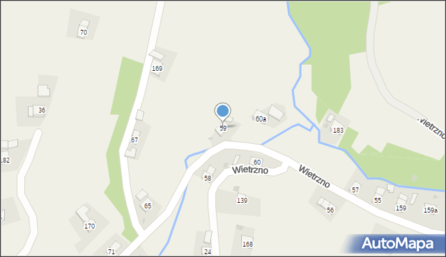 Wietrzno, Wietrzno, 59, mapa Wietrzno
