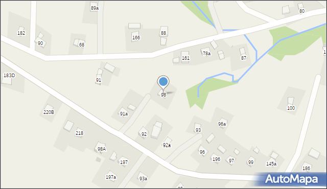 Wietrzno, Wietrzno, 98, mapa Wietrzno