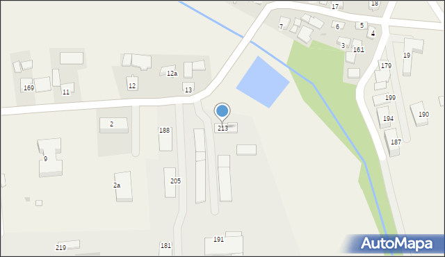 Wietrzychowice, Wietrzychowice, 213, mapa Wietrzychowice