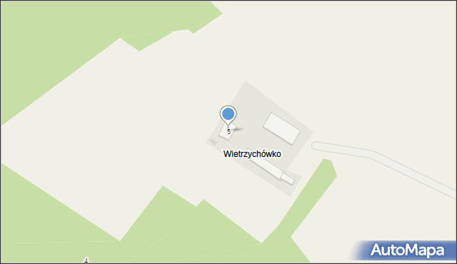 Wietrzychówko, Wietrzychówko, 5, mapa Wietrzychówko