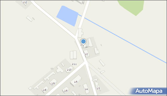 Wietrzychowo, Wietrzychowo, 1d, mapa Wietrzychowo