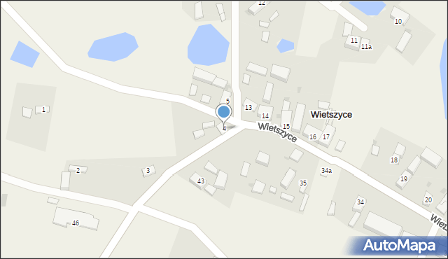 Wietszyce, Wietszyce, 4, mapa Wietszyce