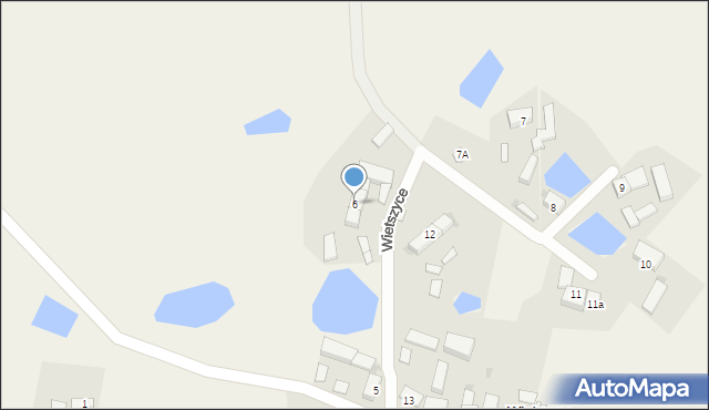 Wietszyce, Wietszyce, 6, mapa Wietszyce