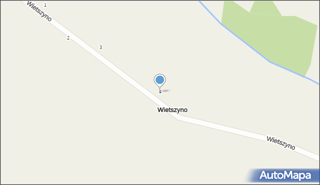 Wietszyno, Wietszyno, 4, mapa Wietszyno