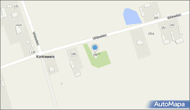 Wiewiec, Wiewiec, 159, mapa Wiewiec