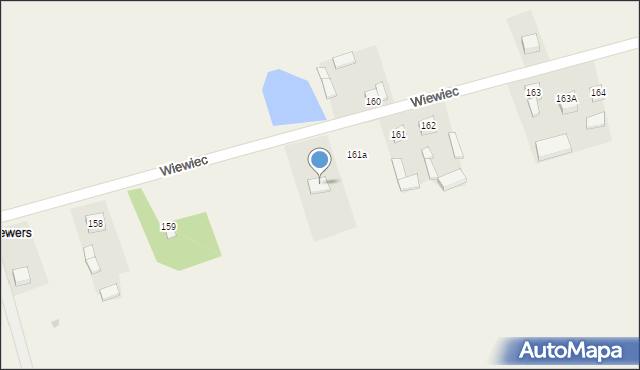 Wiewiec, Wiewiec, 161b, mapa Wiewiec