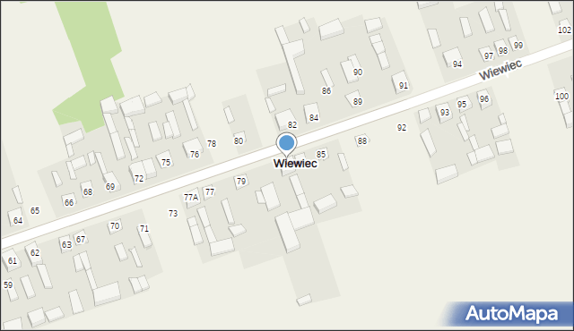 Wiewiec, Wiewiec, 81, mapa Wiewiec