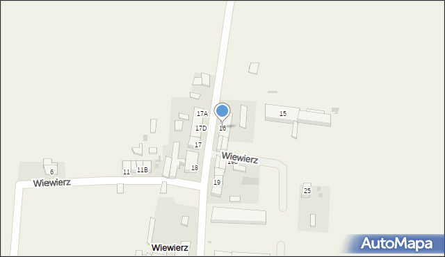Wiewierz, Wiewierz, 16, mapa Wiewierz