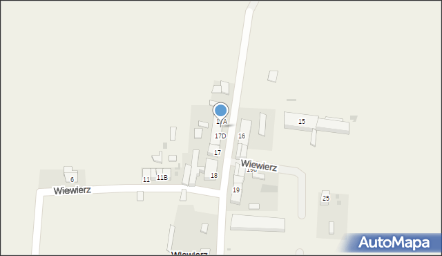 Wiewierz, Wiewierz, 17B, mapa Wiewierz