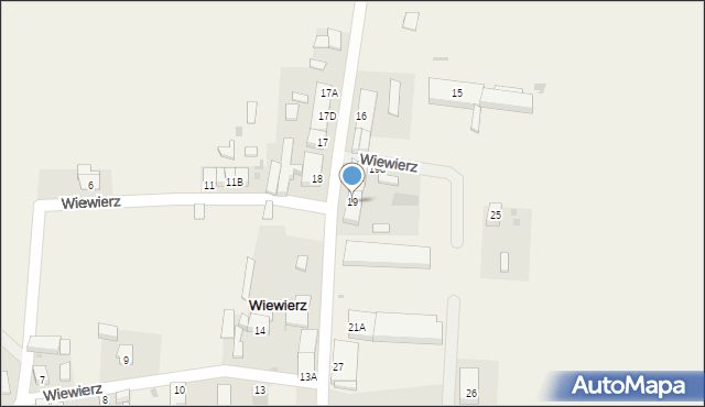 Wiewierz, Wiewierz, 19, mapa Wiewierz