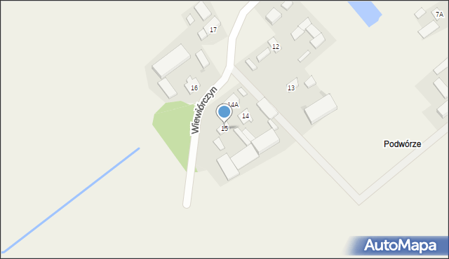 Wiewiórczyn, Wiewiórczyn, 15, mapa Wiewiórczyn