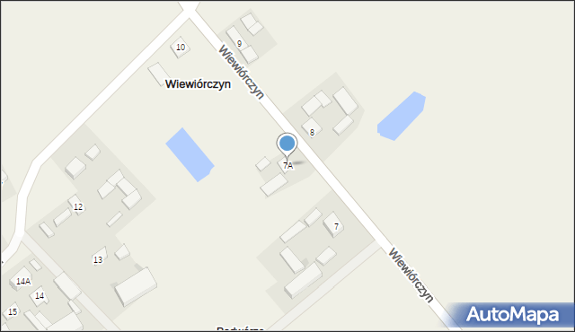Wiewiórczyn, Wiewiórczyn, 7A, mapa Wiewiórczyn