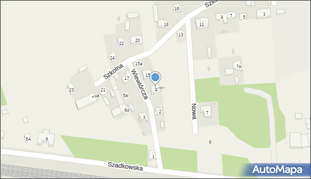 Wiewiórczyn, Wiewiórcza, 4, mapa Wiewiórczyn