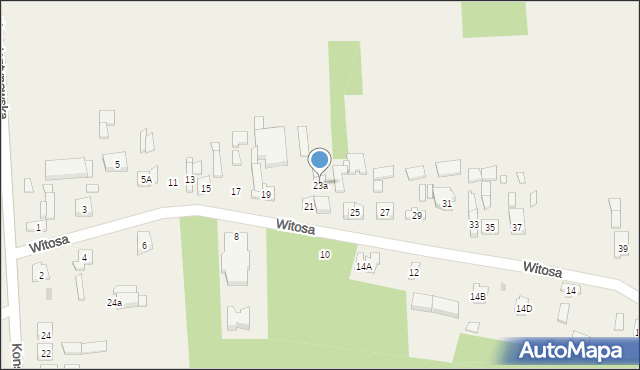Wiewiórczyn, Witosa Wincentego, 23a, mapa Wiewiórczyn