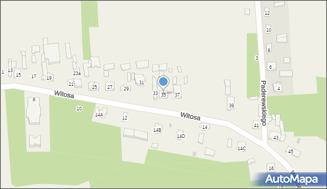 Wiewiórczyn, Witosa Wincentego, 35, mapa Wiewiórczyn