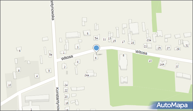 Wiewiórczyn, Witosa Wincentego, 6a, mapa Wiewiórczyn